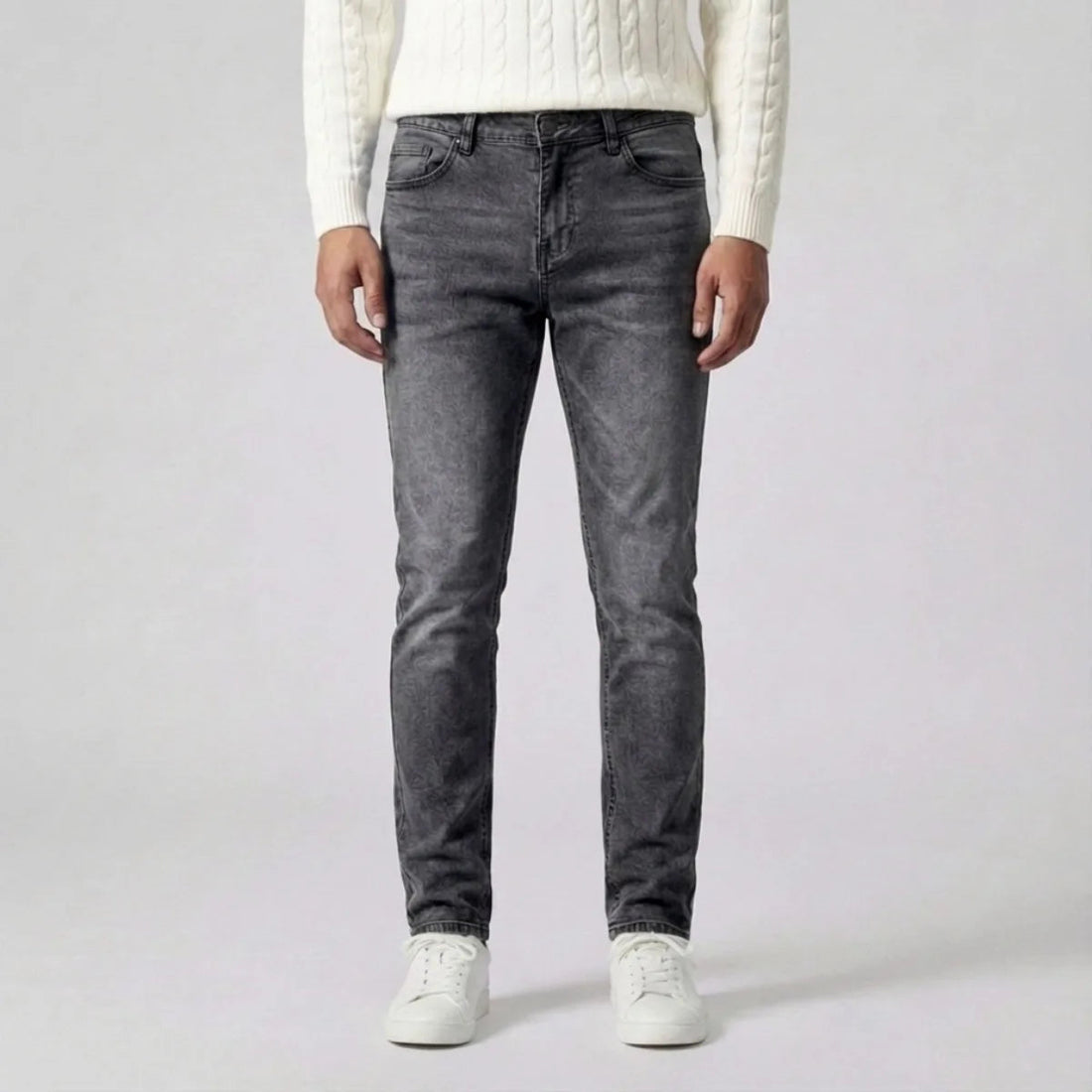 Men's Slim Fit Grey Jeans