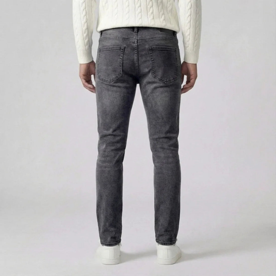 Men's Slim Fit Grey Jeans