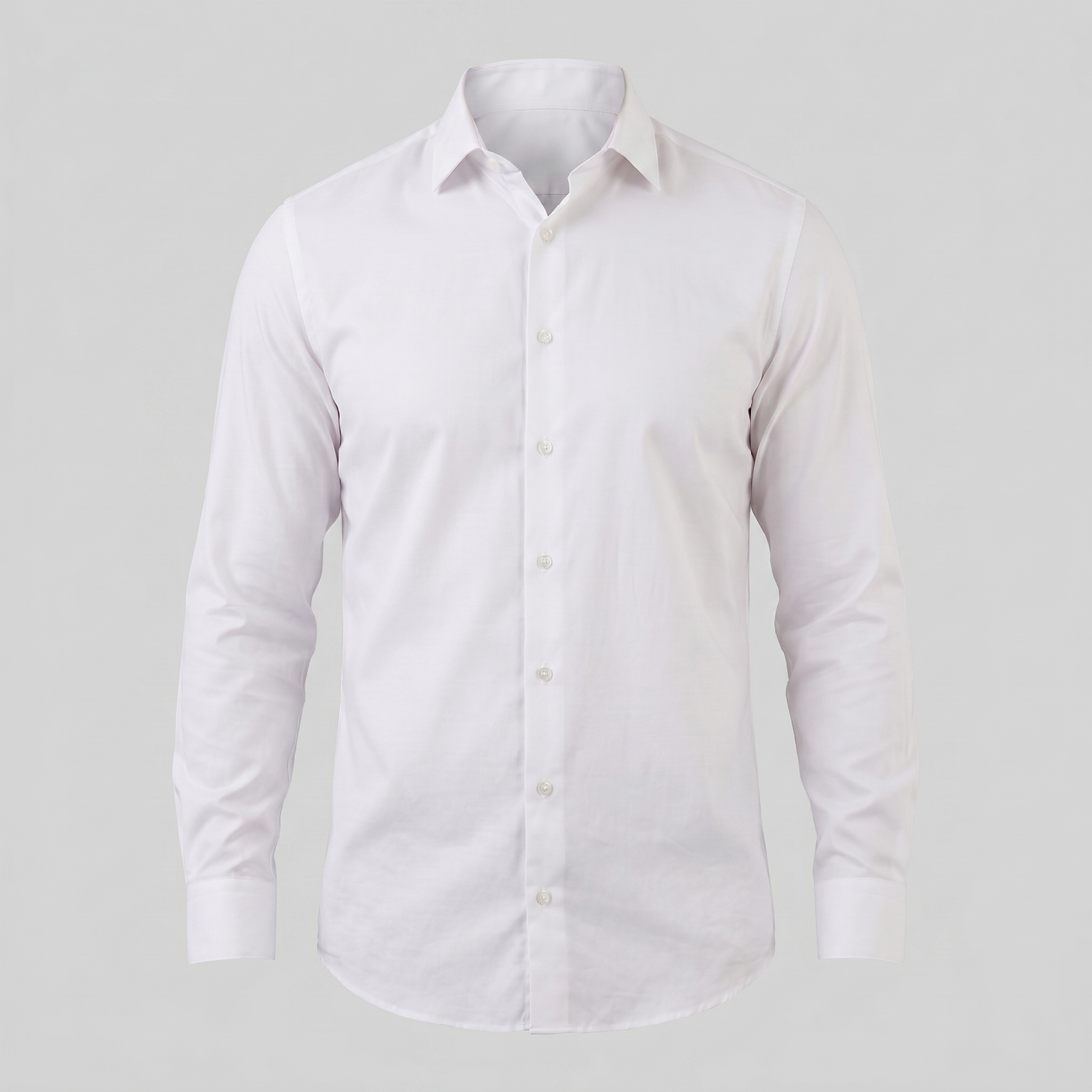 Men's Slim Fit Long-Sleeve Dress Shirt