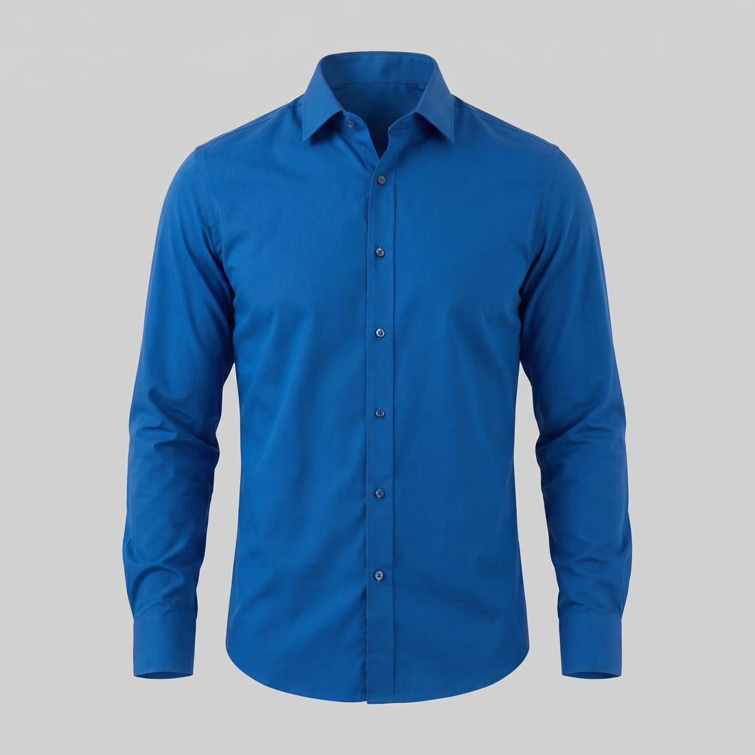 Men's Slim Fit Long-Sleeve Dress Shirt