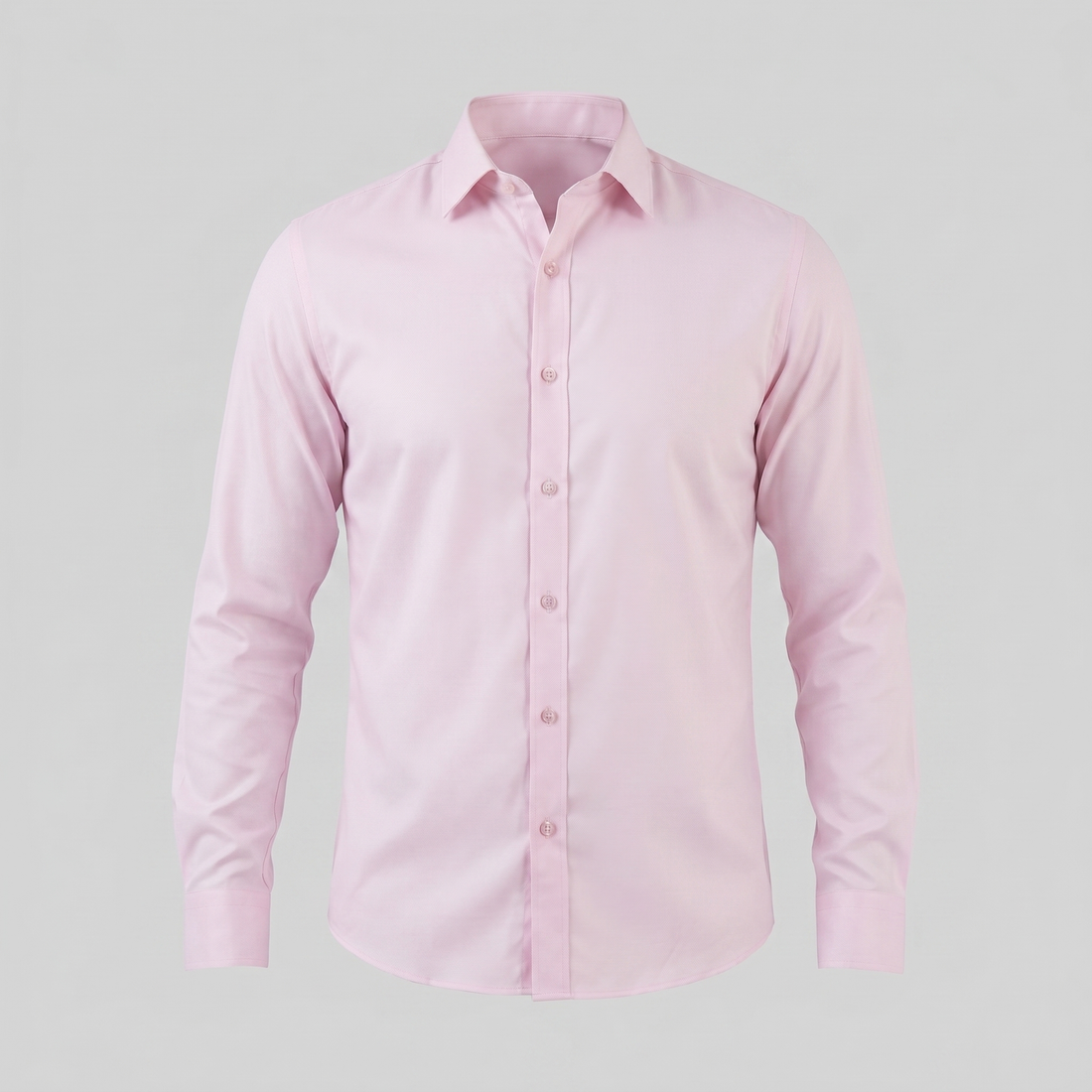 Men's Slim Fit Long-Sleeve Dress Shirt