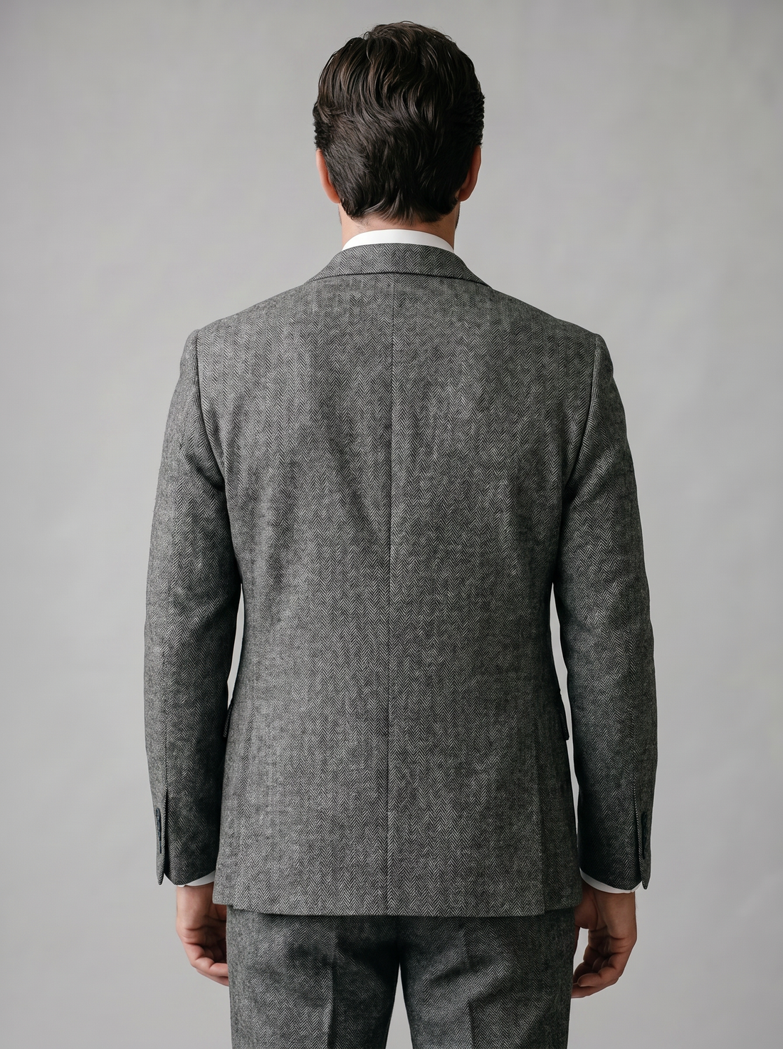 Men's Slim Fit Three-Piece Suit with Vest for Weddings
