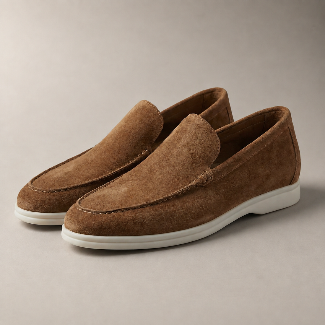 Men's Suede Slip-On Loafers