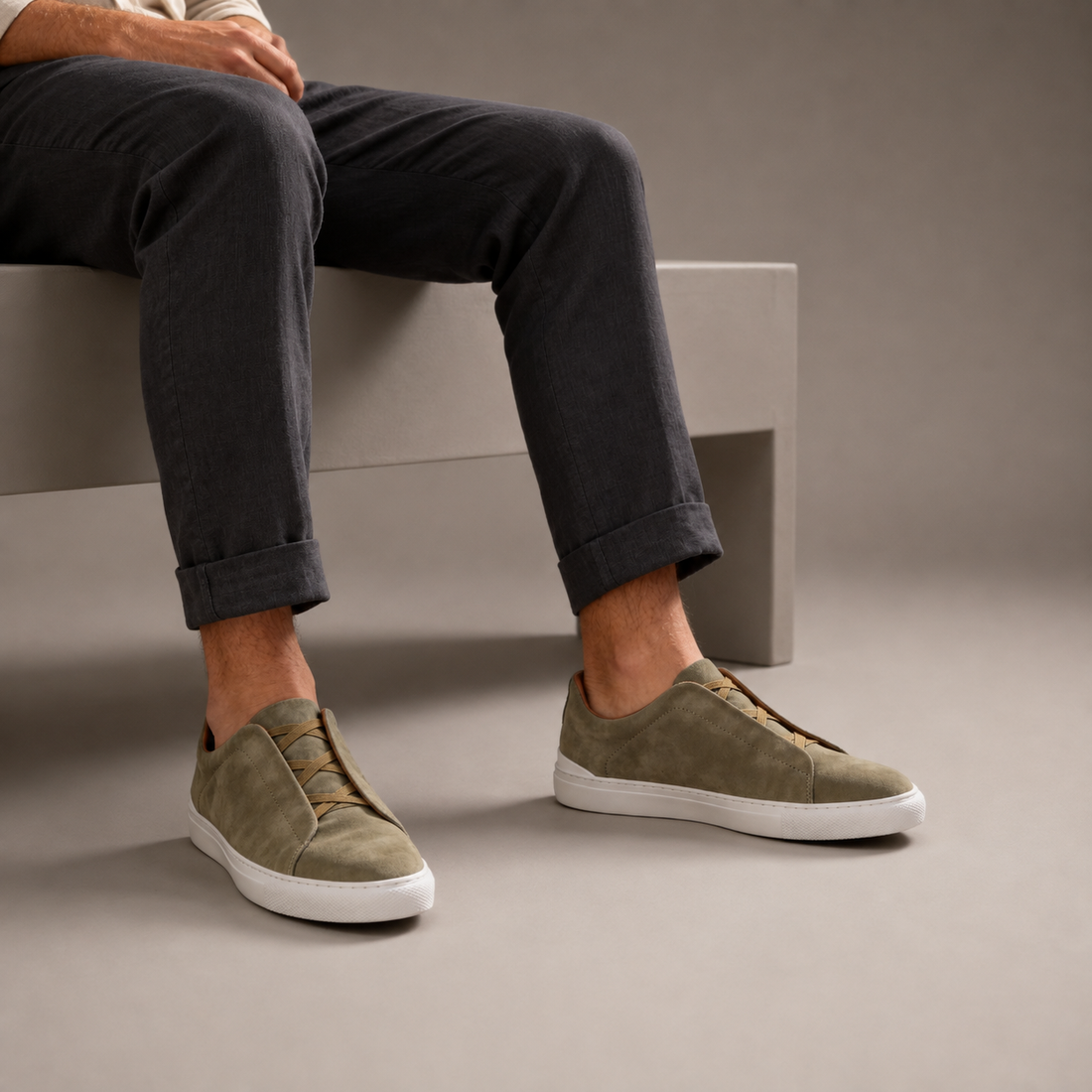 Men's Suede Casual Sneakers