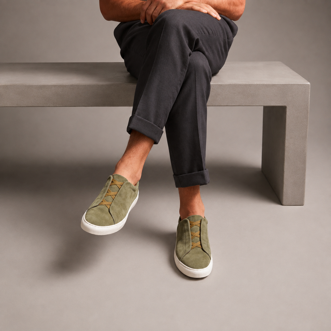 Men's Suede Casual Sneakers