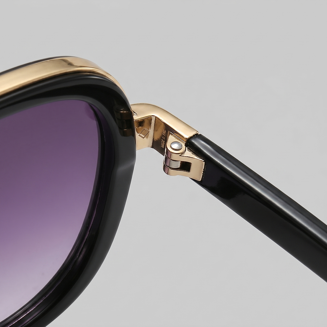 Men's Square Double-Bridge Sunglasses