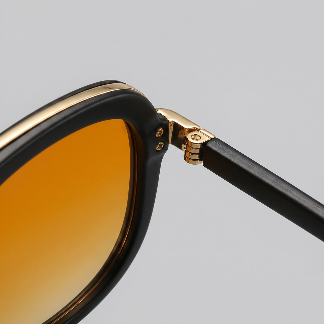 Men's Square Double-Bridge Sunglasses