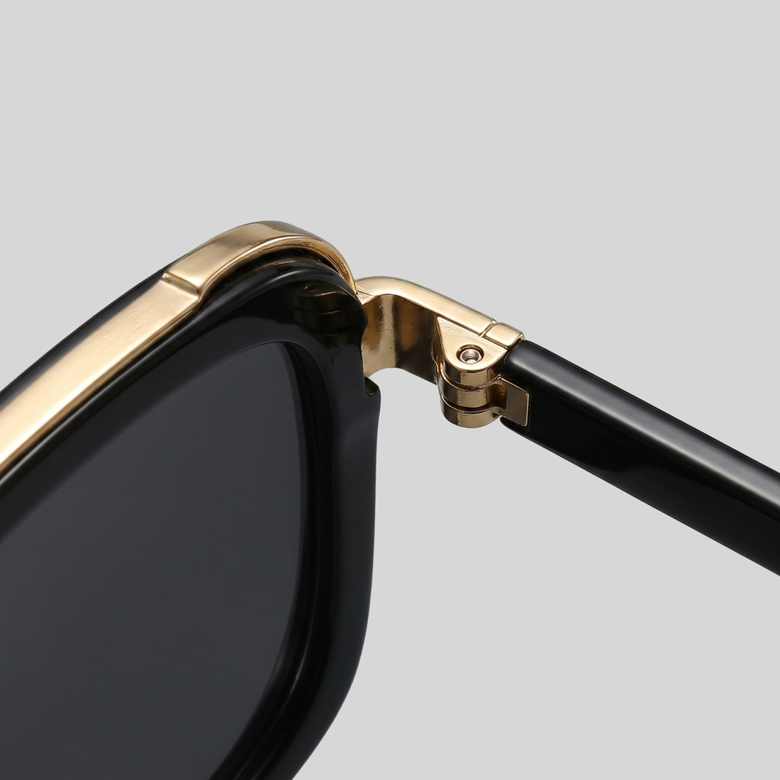 Men's Square Double-Bridge Sunglasses