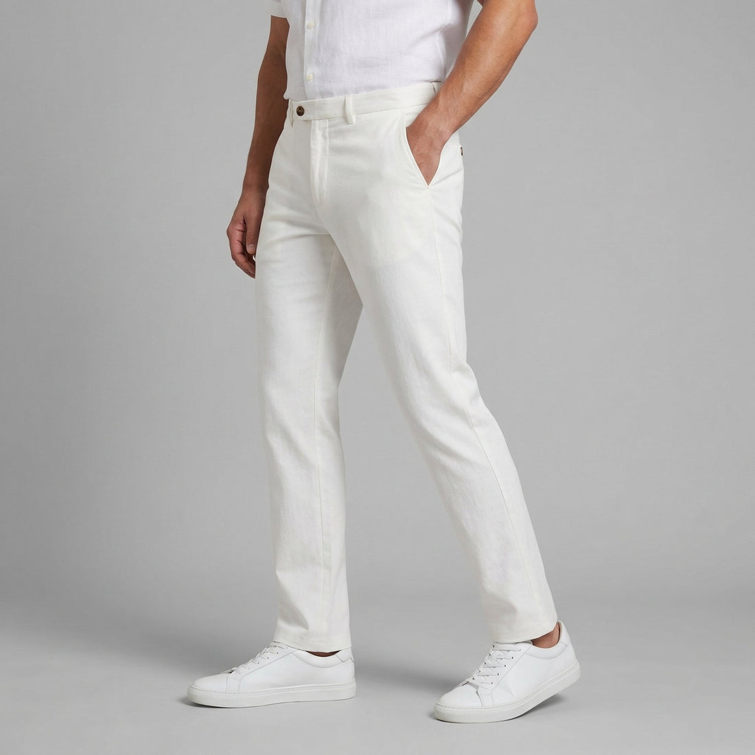 Men's Straight-Fit Chino Trousers