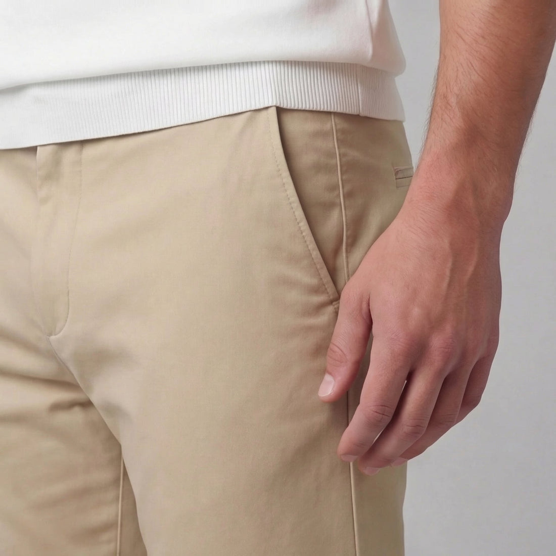 Men's Straight-Fit Chino Trousers