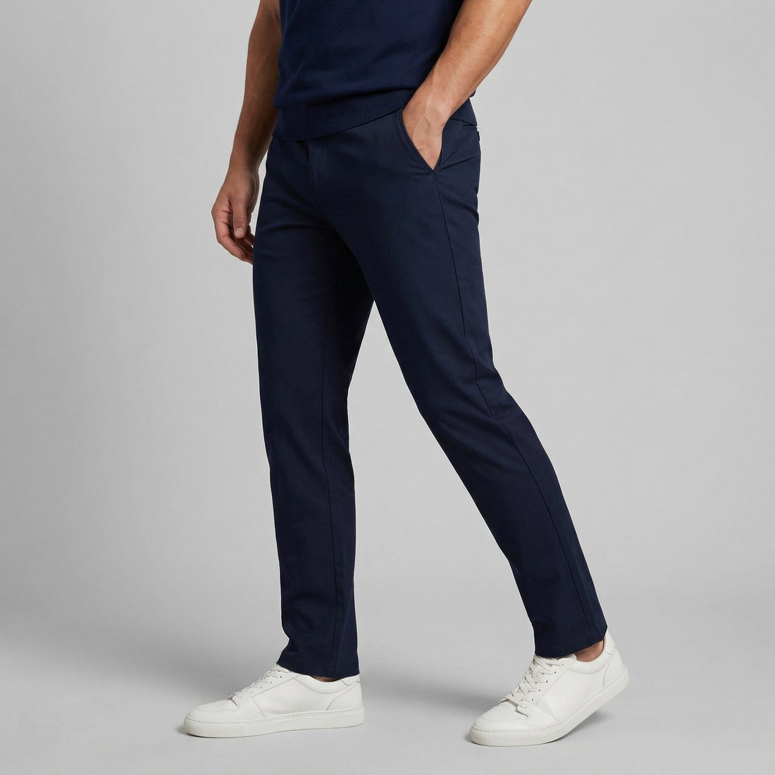 Men's Straight-Fit Chino Trousers