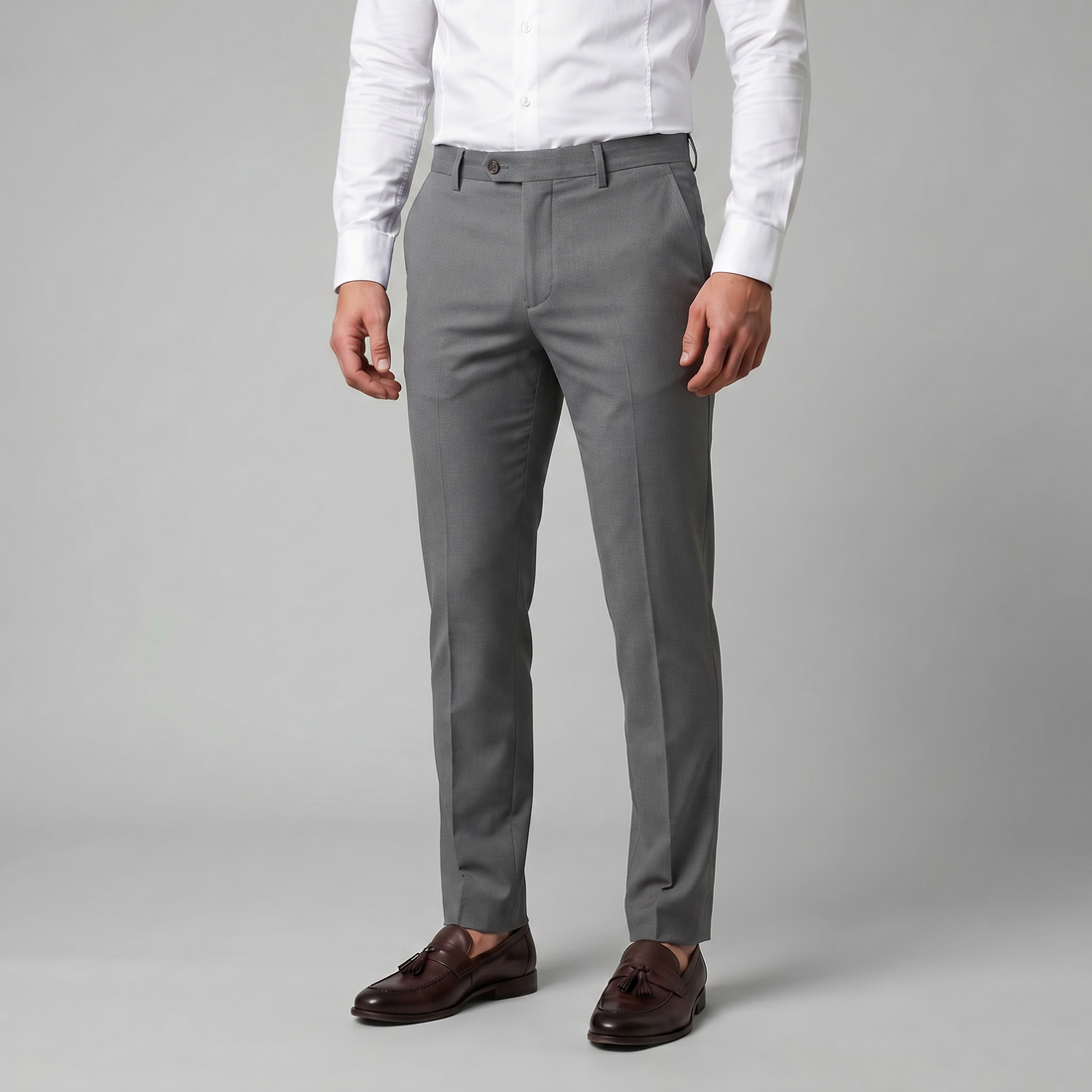 Men's Straight Leg Chino Trousers