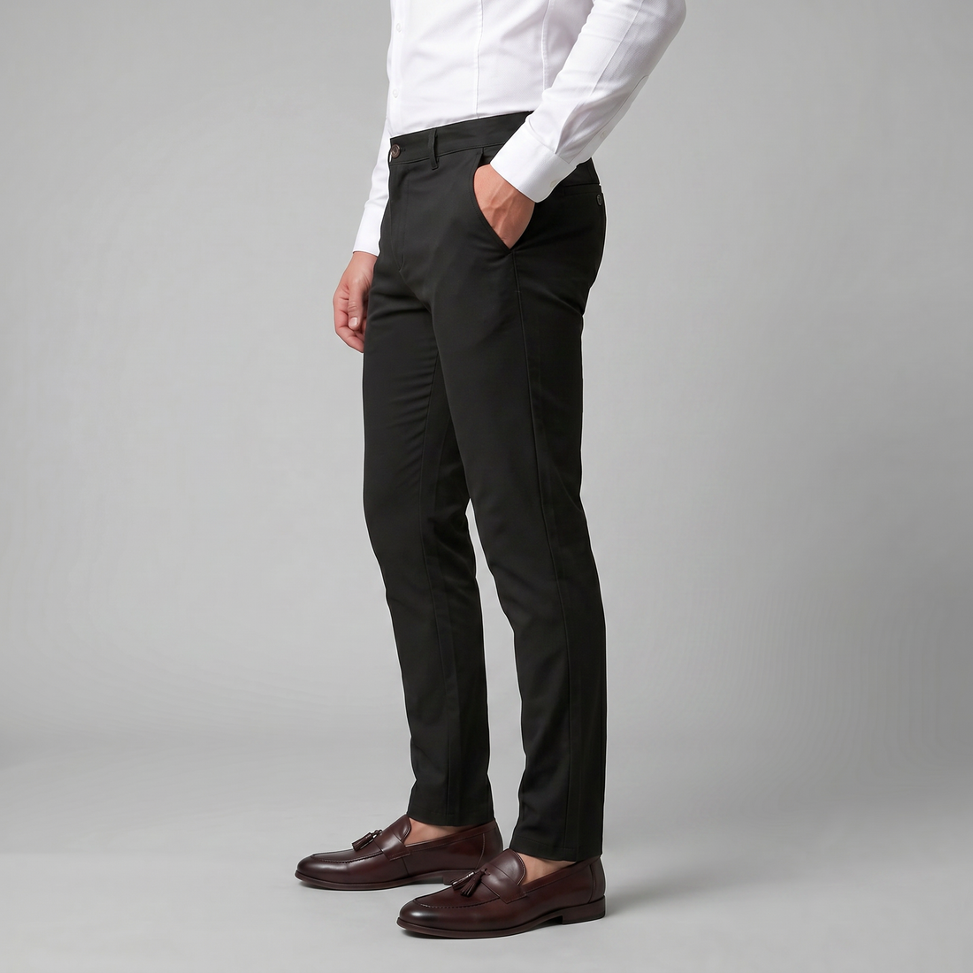 Men's Straight Leg Chino Trousers