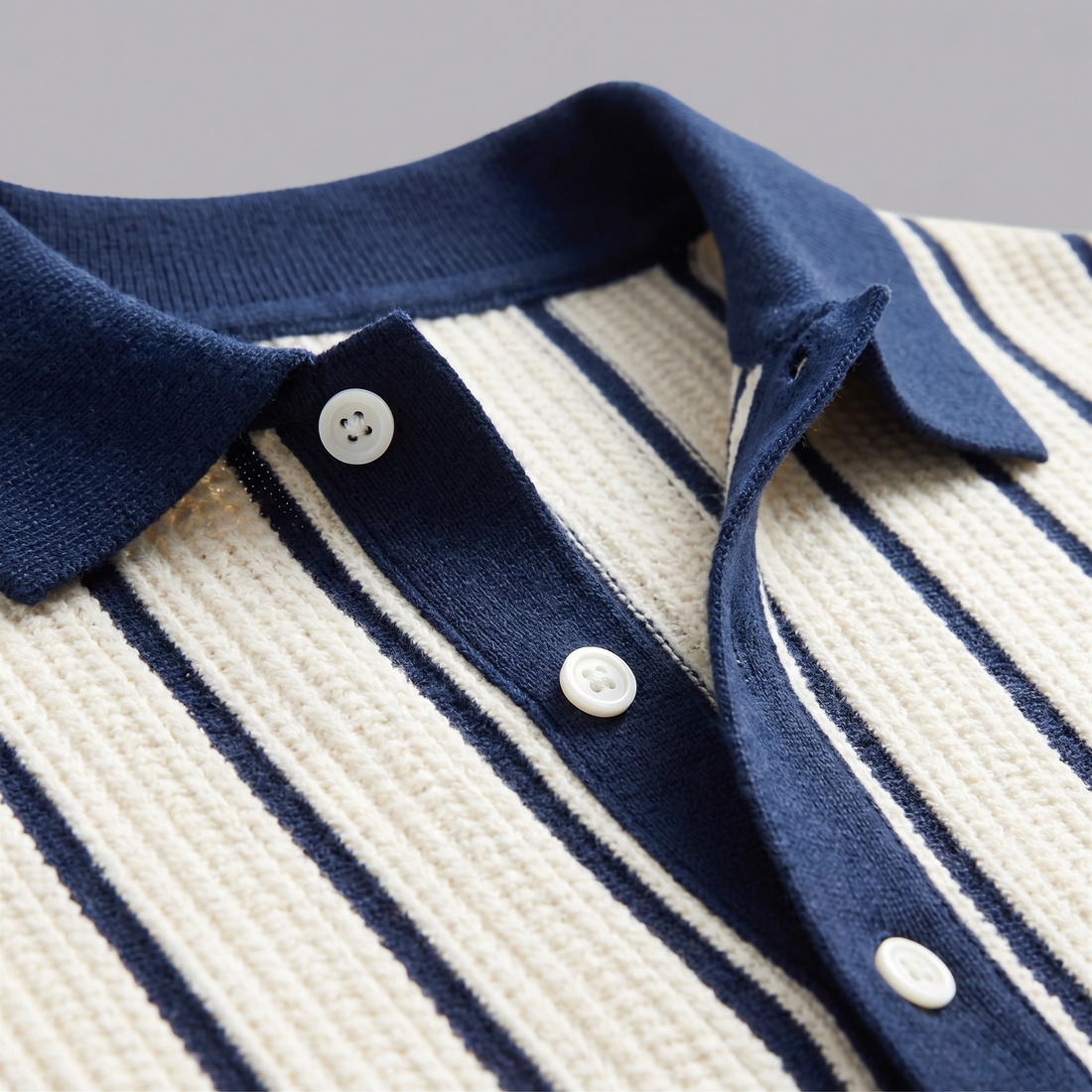 Men's Striped Button Down Shirt