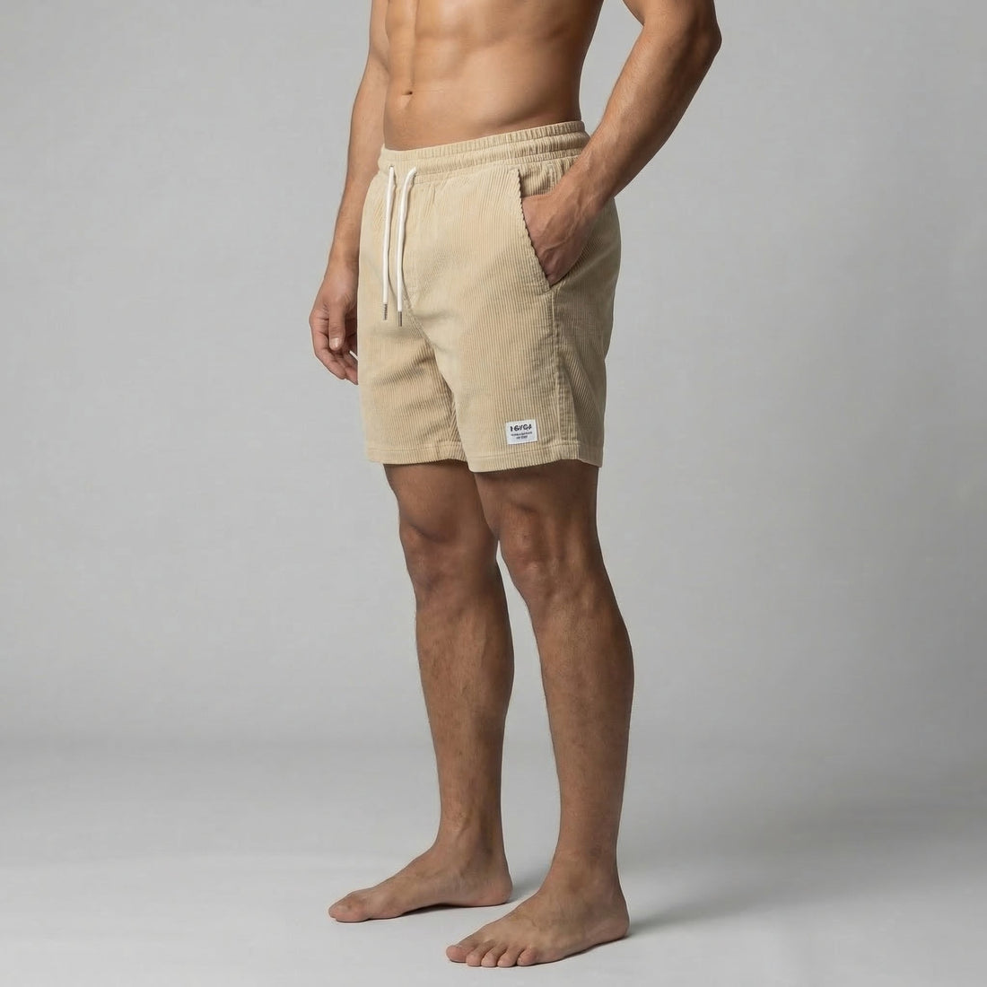 Men's Striped Swim Shorts