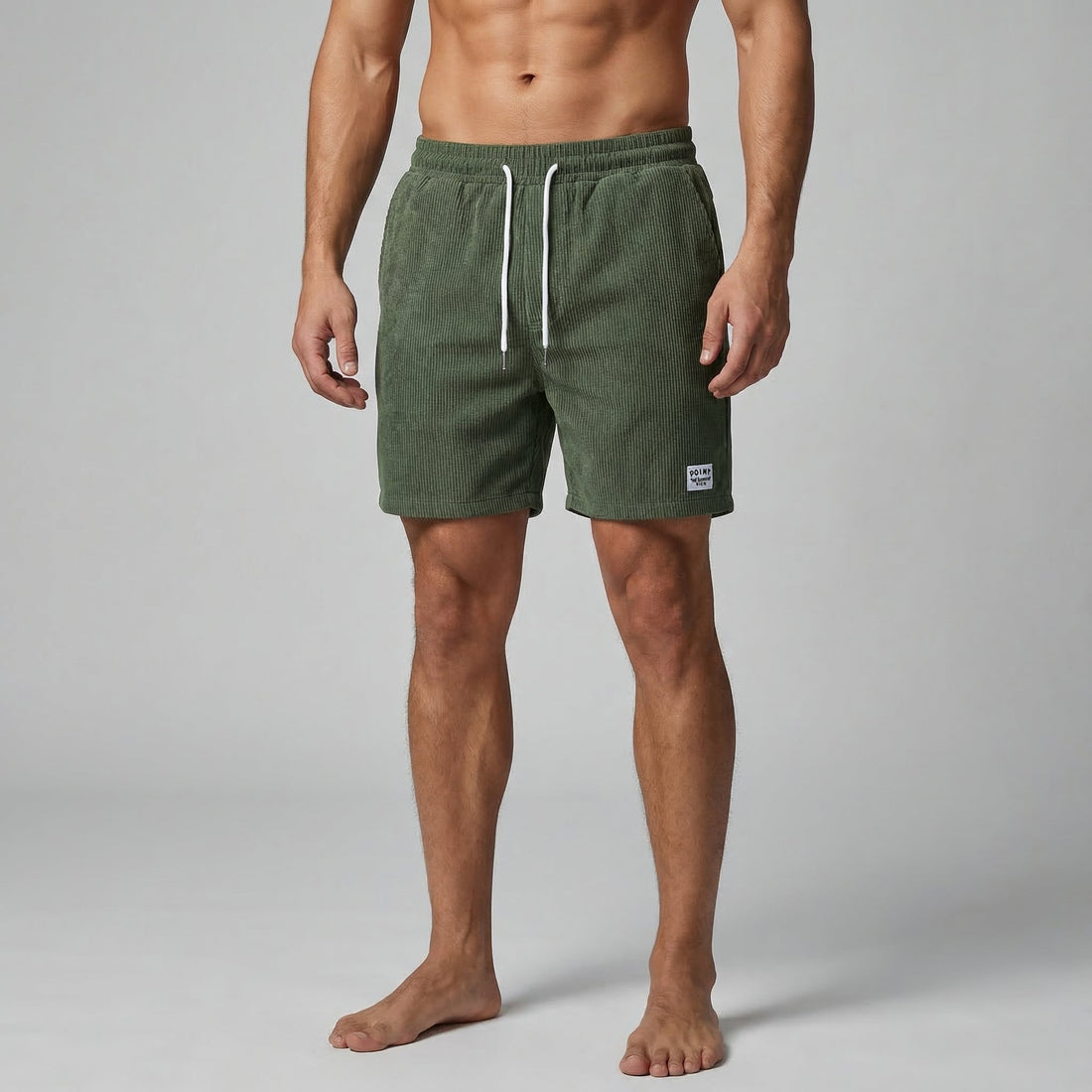Men's Striped Swim Shorts