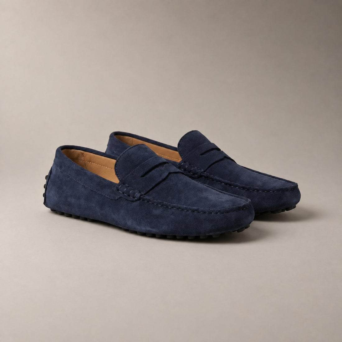 Men's Stylish Suede Penny Loafers