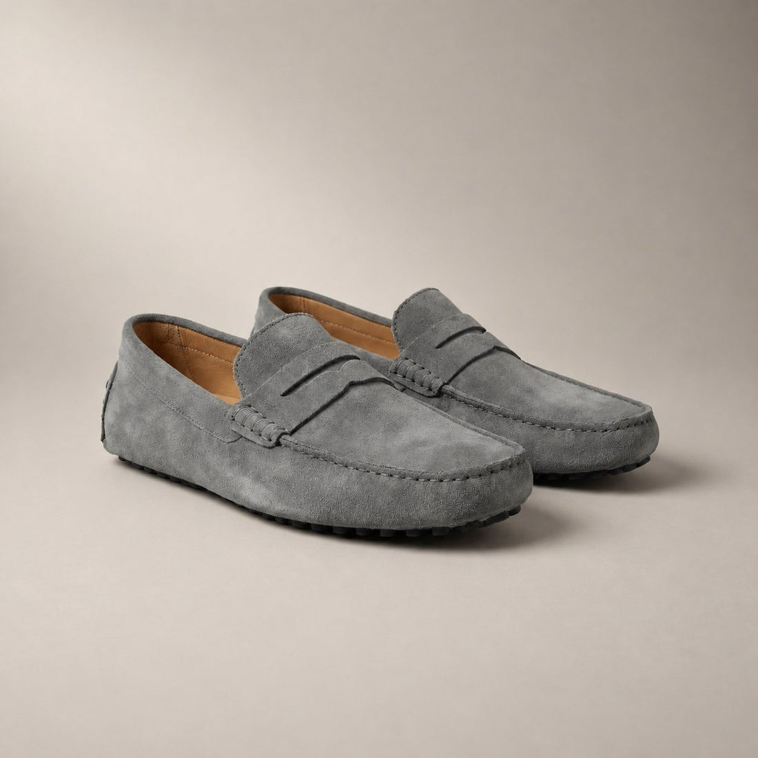 Men's Stylish Suede Penny Loafers