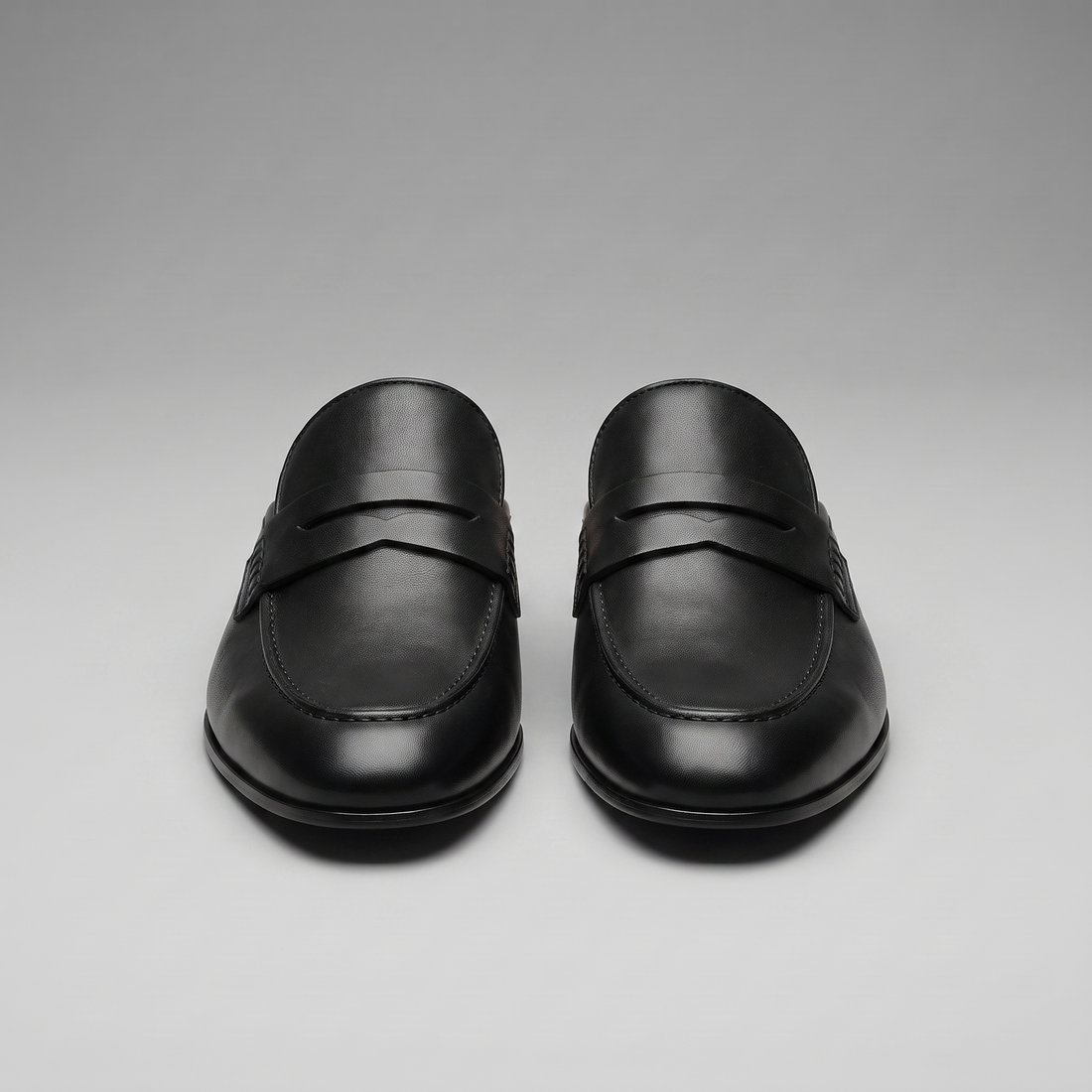 Men's Suede Backless Penny Loafers