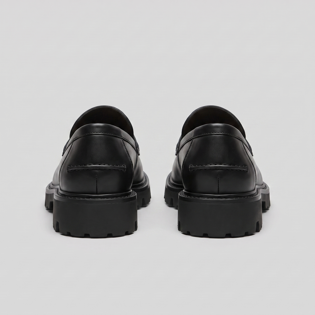 Men's Suede Chunky Sole Penny Loafers