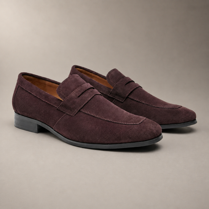 Men's Suede Classic Penny Loafers