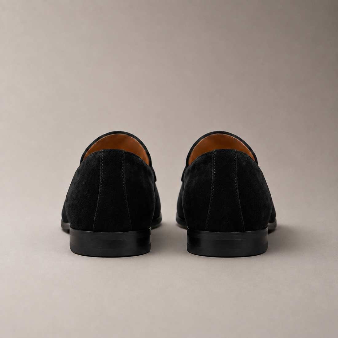 Men's Suede-Effect Horsebit Loafers