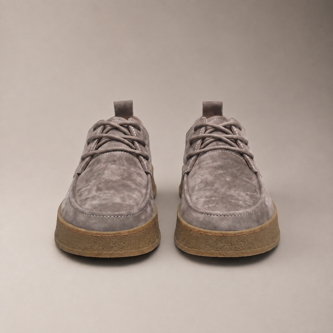 Men's Suede-Effect Lace-Up Casual Shoes