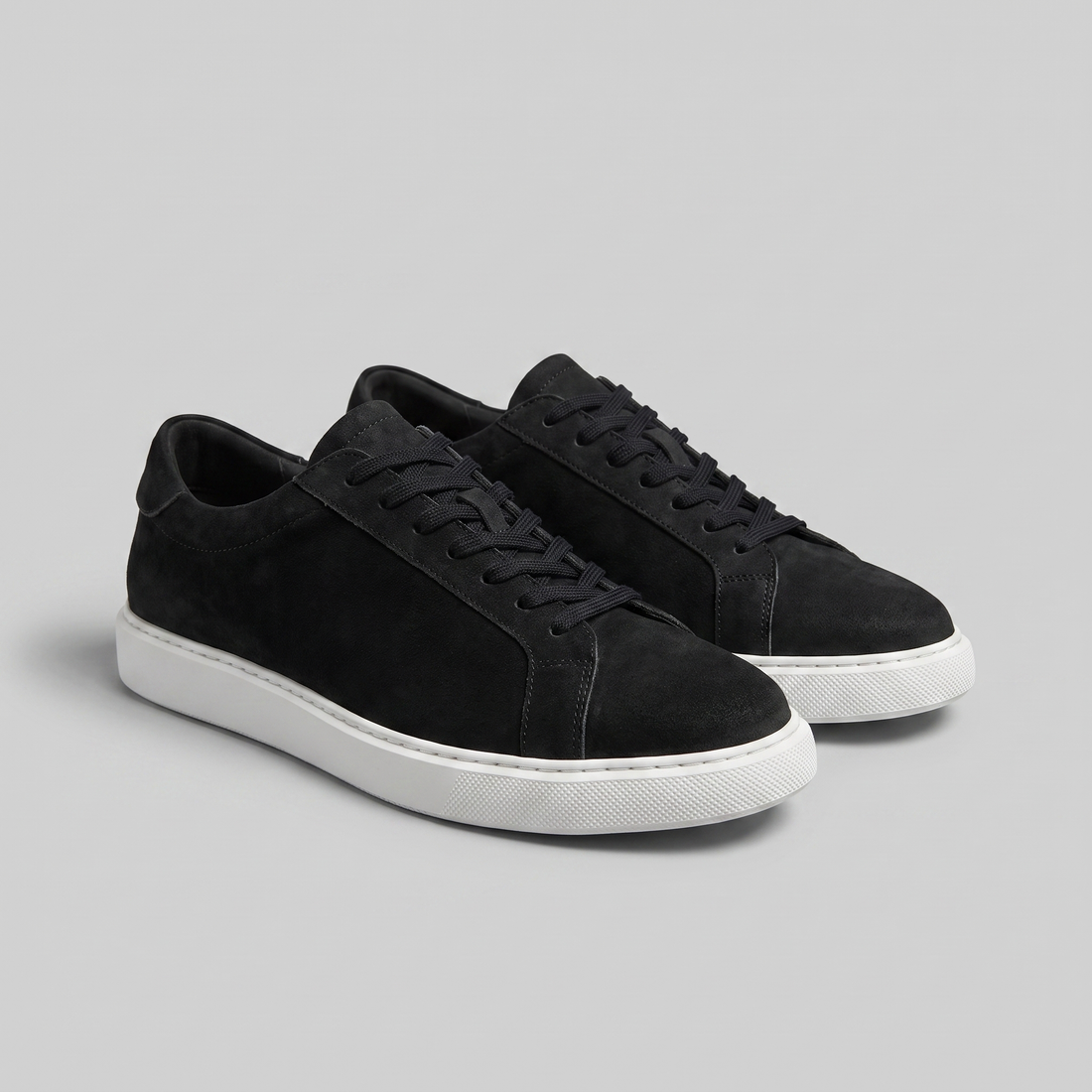 Men's Suede-Finish Low-Top Sneakers