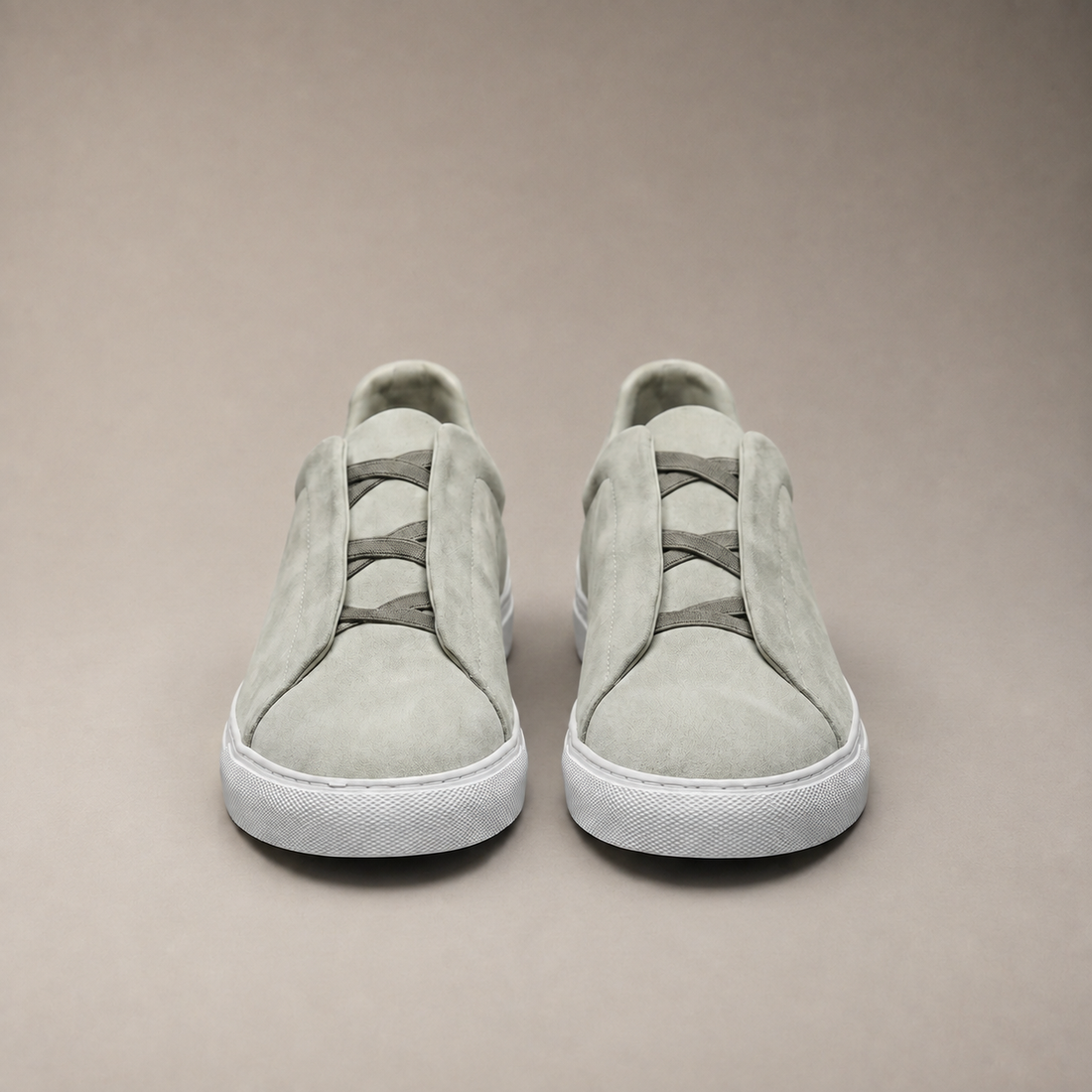 Men's Suede Leather Slip-On Trainers