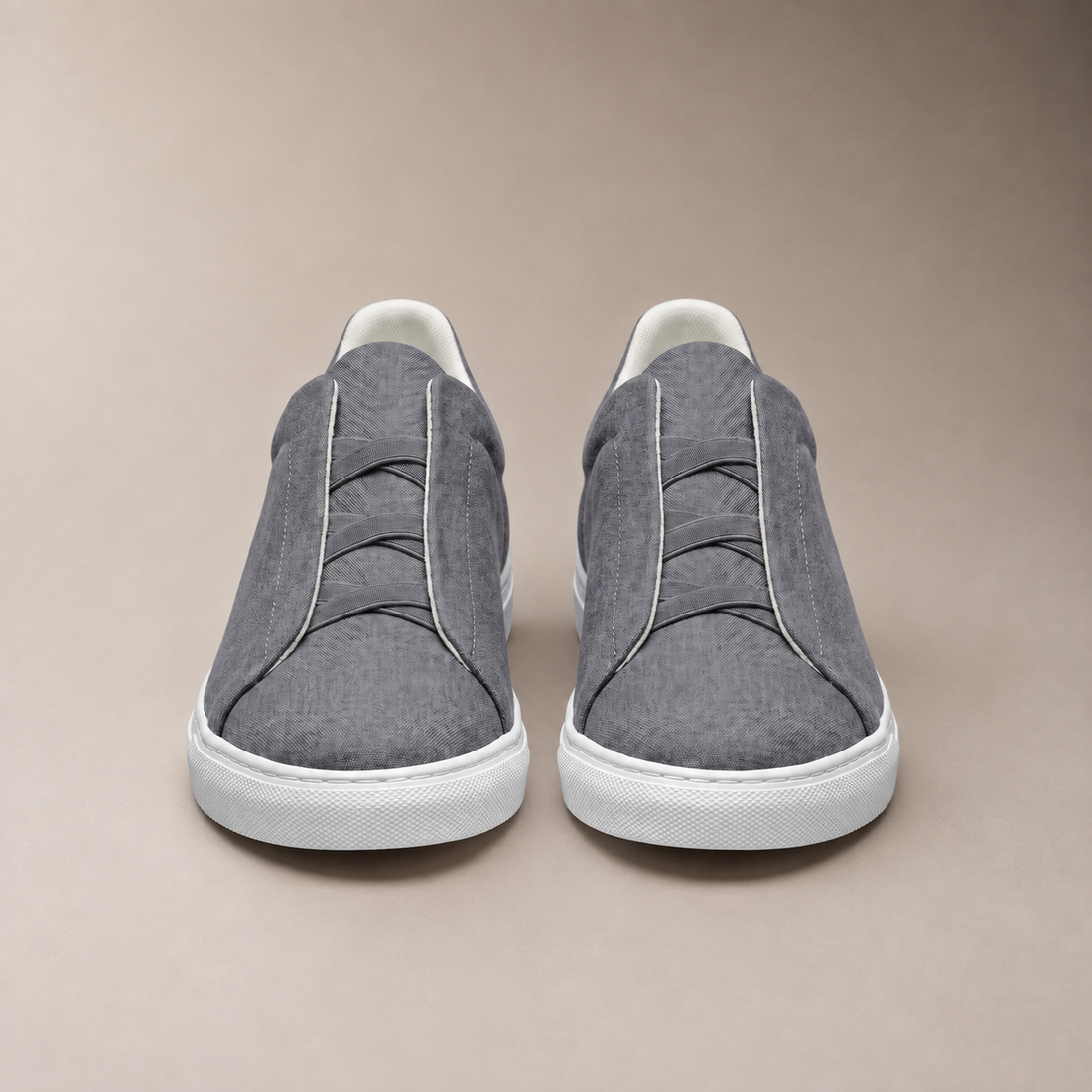 Men's Suede Leather Slip-On Trainers
