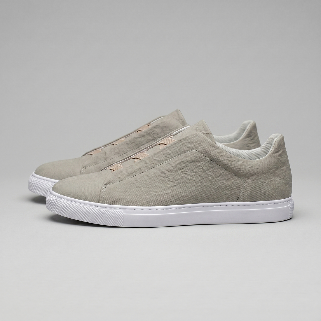 Men's Suede Leather Slip-On Trainers