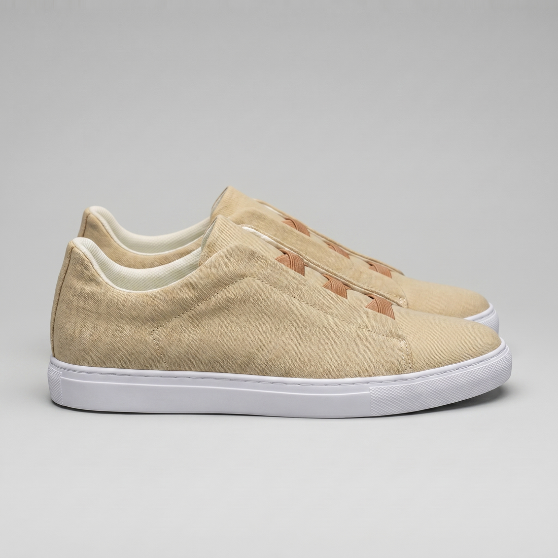 Men's Suede Leather Slip-On Trainers
