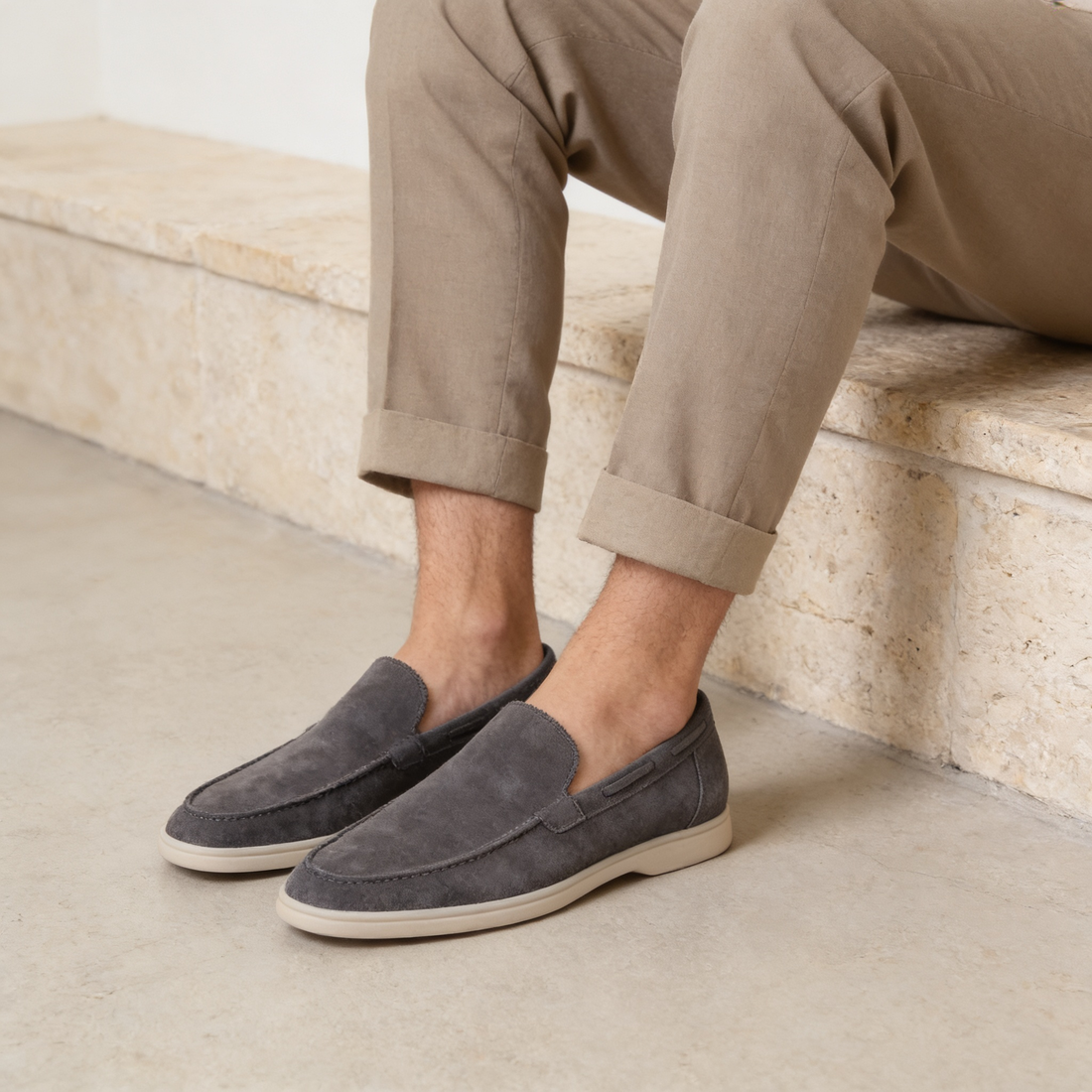 Men's Suede Loafers