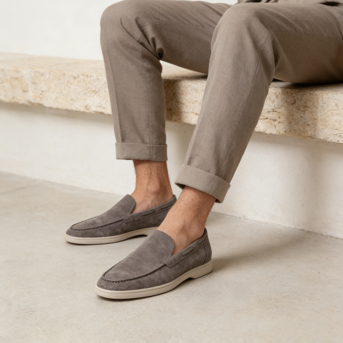 Men's Suede Loafers