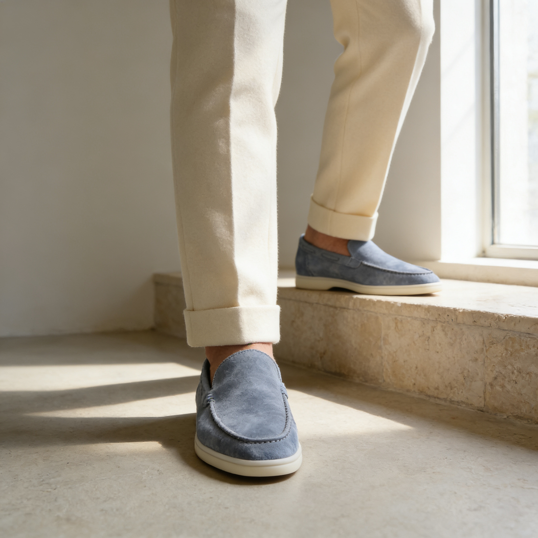 Men's Suede Loafers