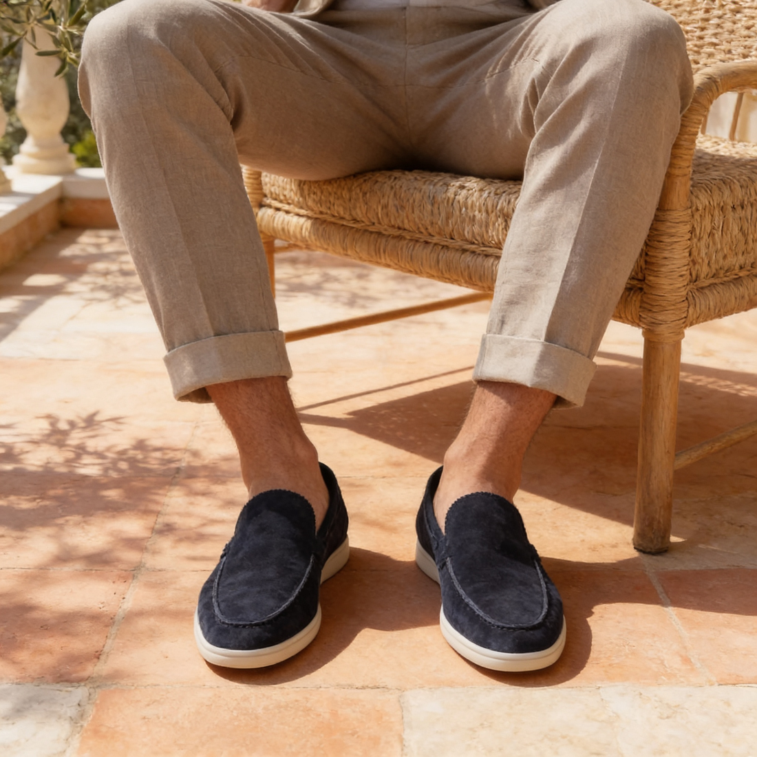 Men's Suede Loafers
