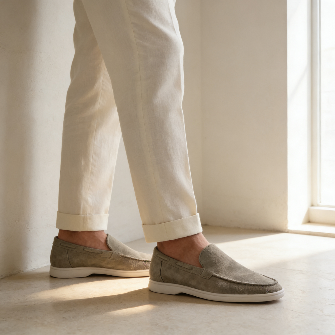 Men's Suede Loafers