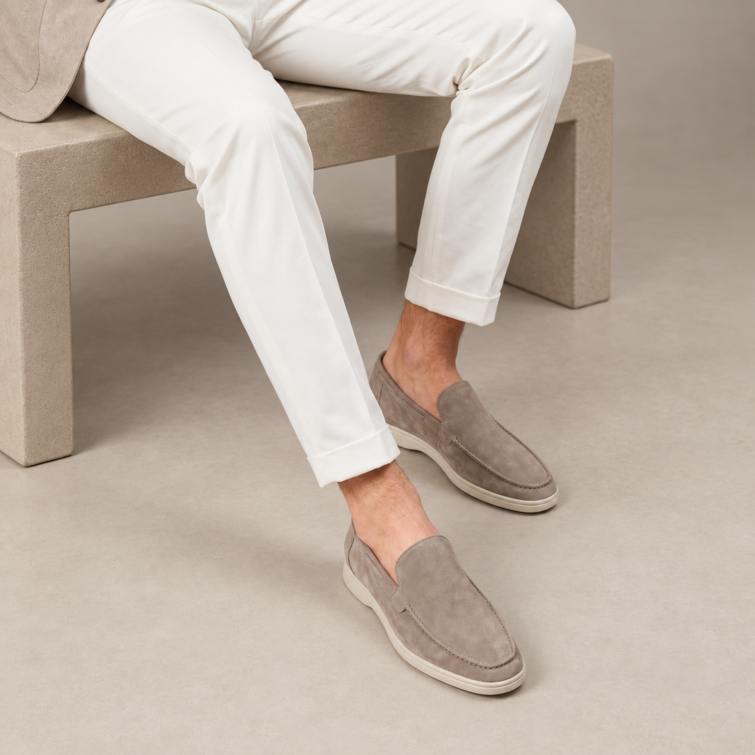 Men's Suede Loafers