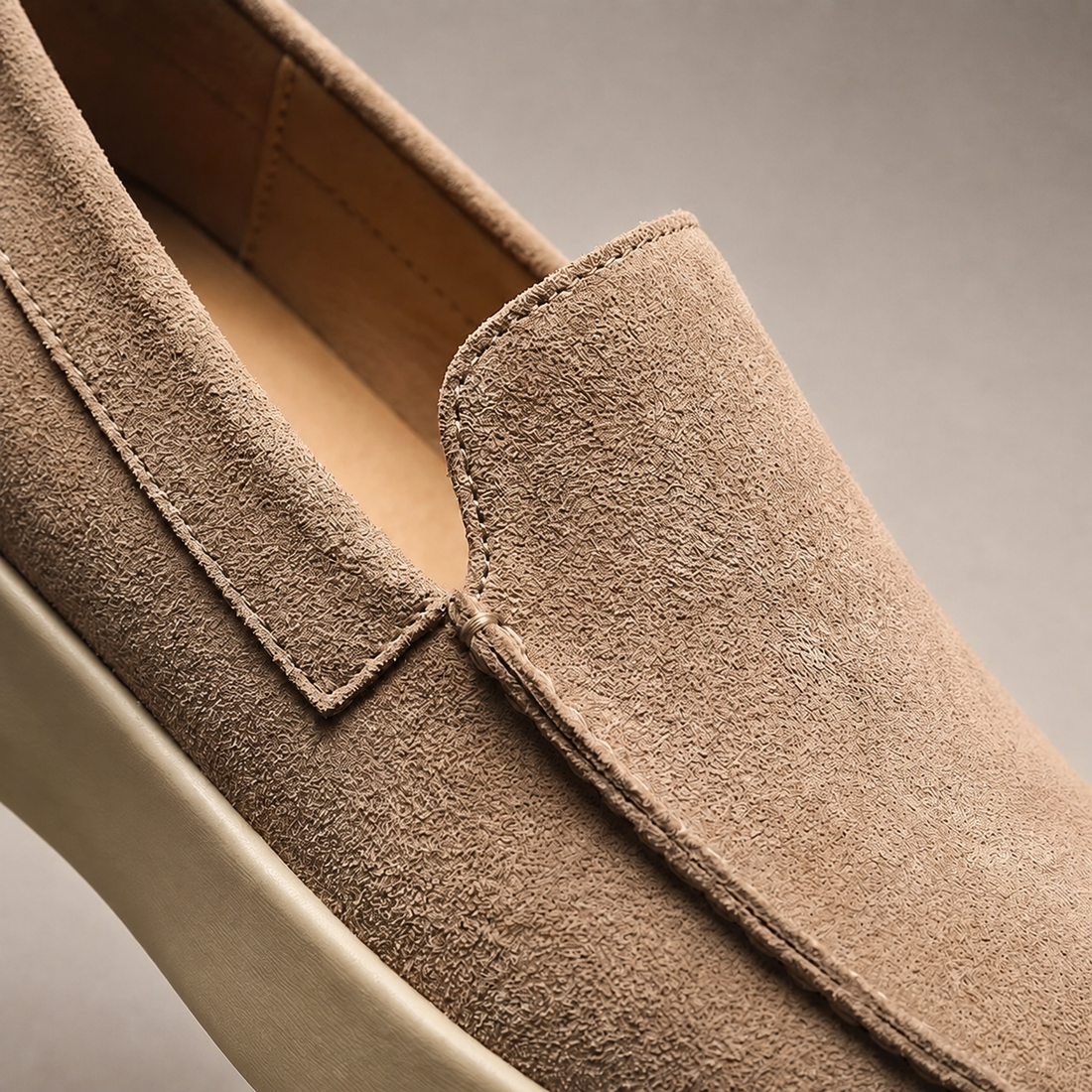 Men's Suede Mid Loafers