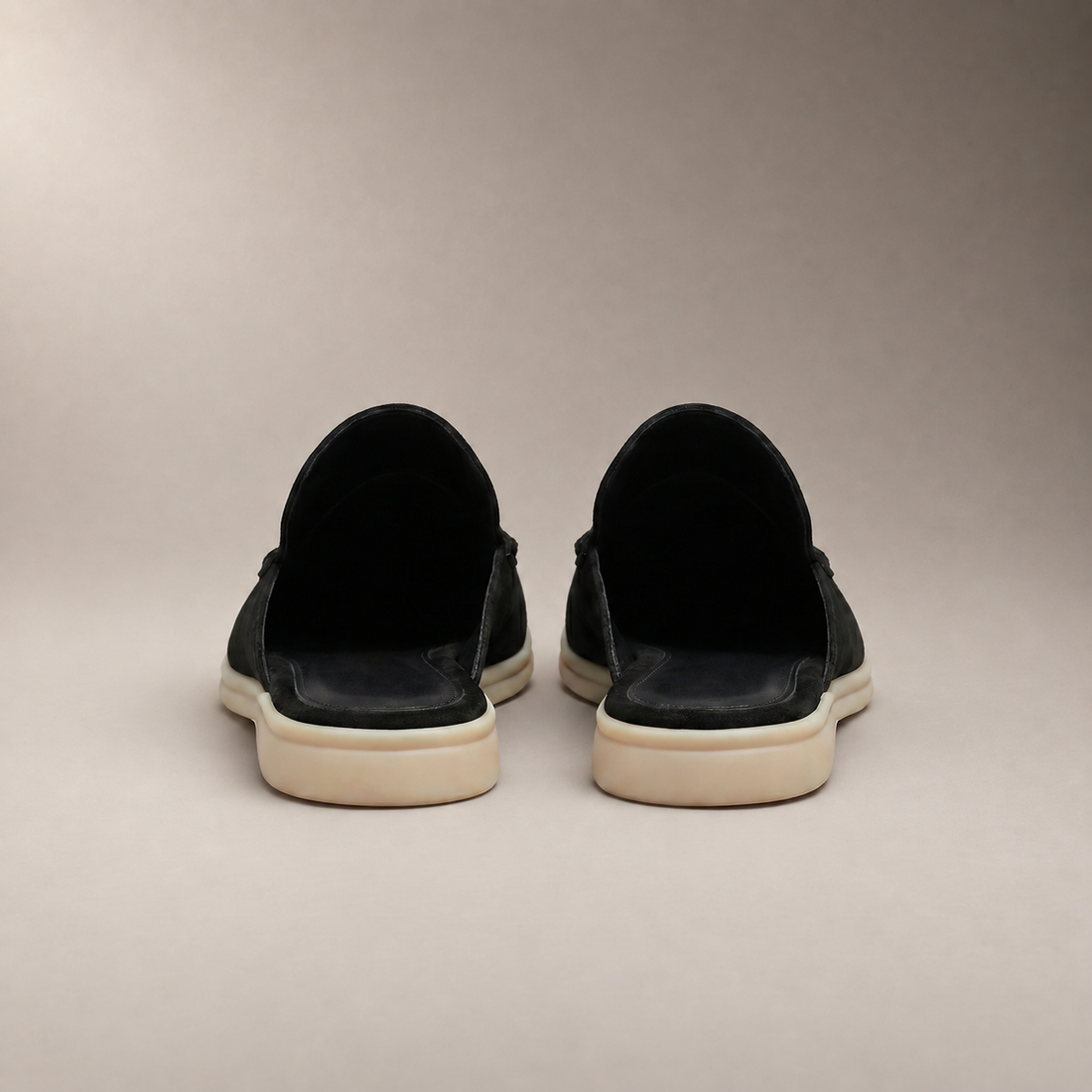 Men's Suede Backless Loafer Mules