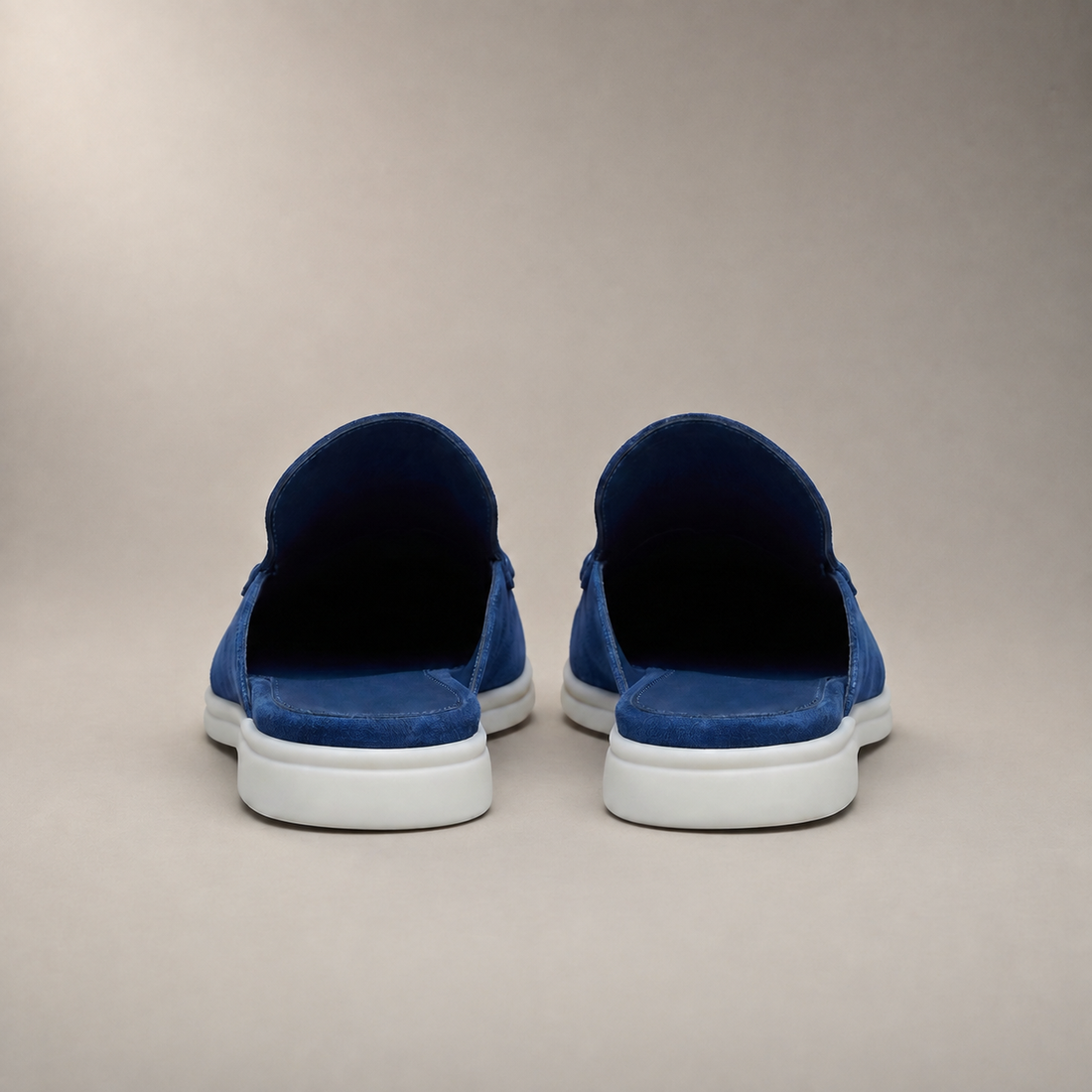 Men's Suede Backless Loafer Mules