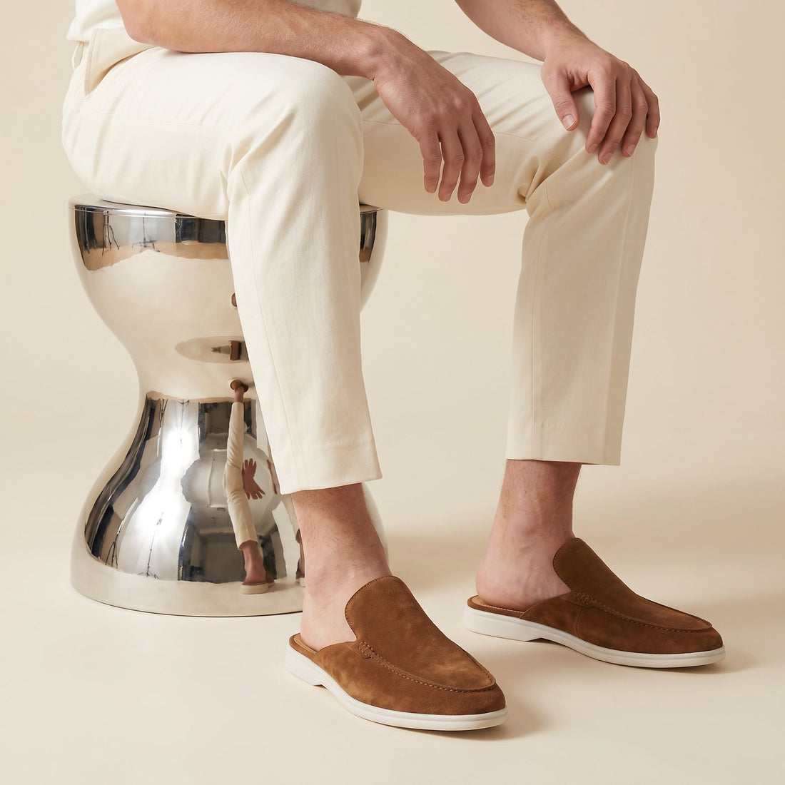 Men's Suede Mules