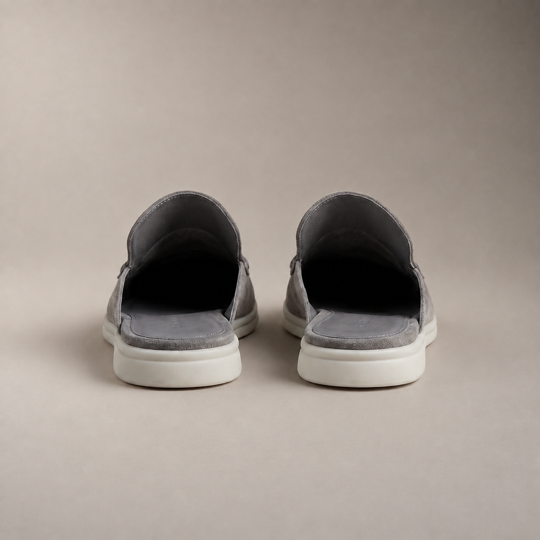 Men's Suede Backless Loafer Mules