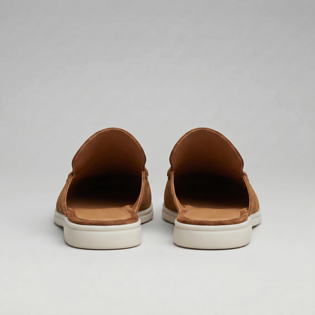Men's Suede Backless Loafer Mules