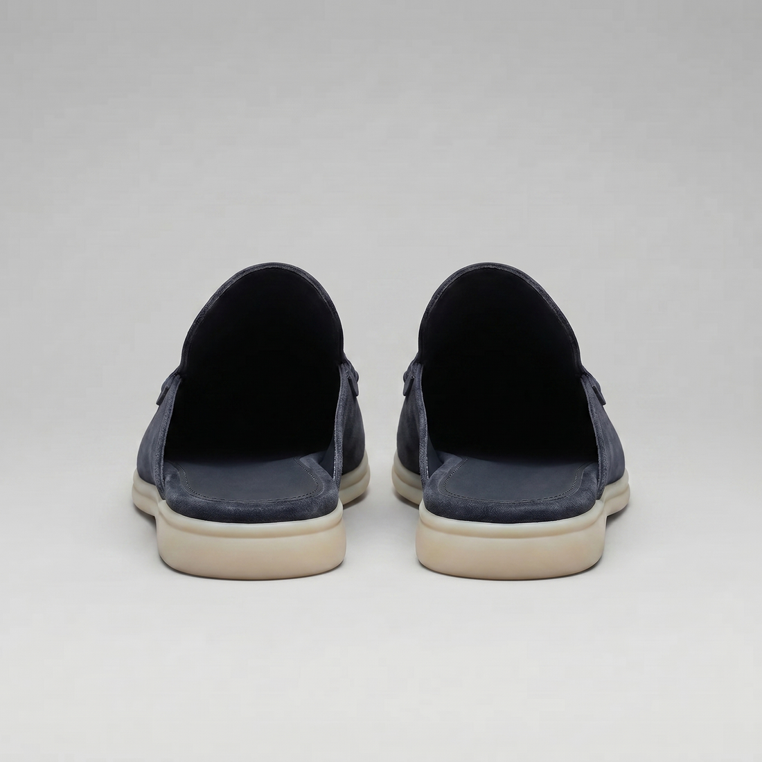 Men's Suede Backless Loafer Mules