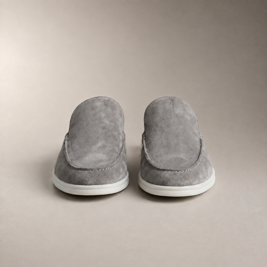 Men's Suede Backless Loafer Mules