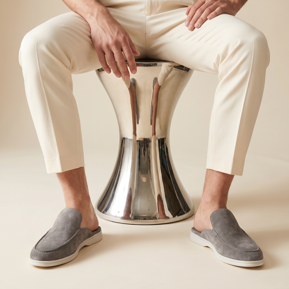 Men's Suede Mules