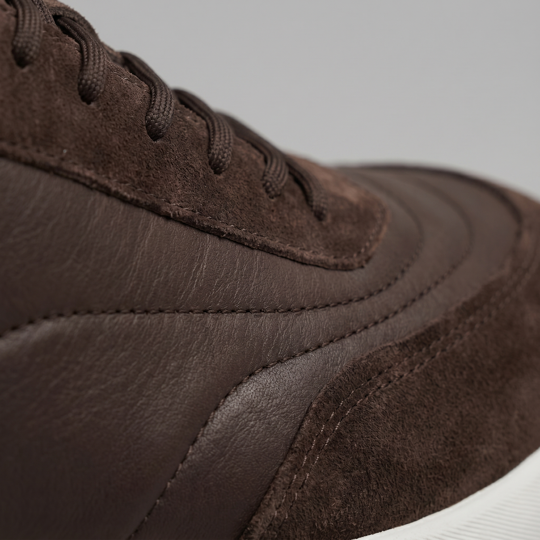 Men's Suede Panel Lace-Up Trainers BOGO