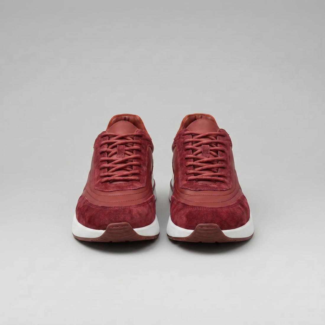 Men's Suede Panel Lace-Up Trainers BOGO