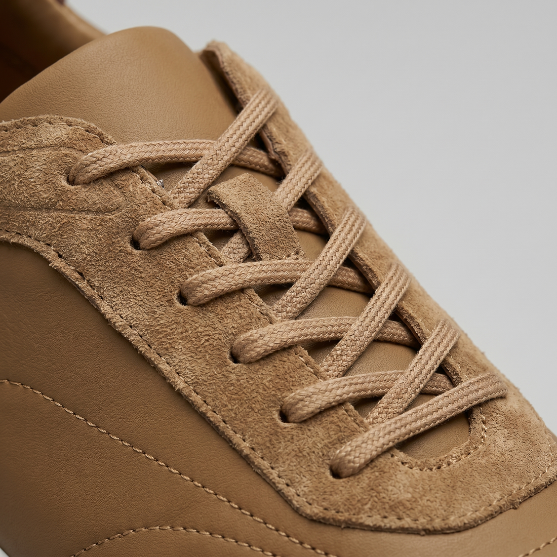 Men's Suede Panel Lace-Up Trainers BOGO